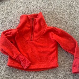 Free people half zip fleece